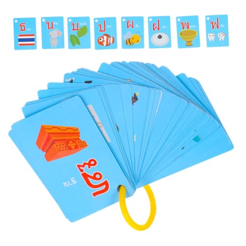 ADOCARN 4 Boxen Thai Sprachlernkarten, Praktische Wortkarten, Lernkarten, Buchstaben Laut Lernkarten, Lernkarten, Sprechende Lernkarten, Kinderkarten, Thai Lernkarten Für Kinder ADOCARN 4 Boxen Thai Sprachlernkarten, Praktische Wortkarten, Lernkarten, Buchstaben Laut Lernkarten, Lernkarten, Sprechende Lernkarten, Kinderkarten, Thai Lernkarten Für Kinder von ADOCARN