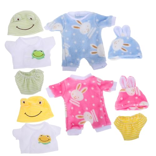 ADOCARN 4 Sätze Dolls Outfits Teiliges Puppenbekleidungsset mit Einteiler für Amerikanische Puppen Realistische Tierkleidung für Verkleiden ADOCARN 4 Sätze Dolls Outfits Teiliges Puppenbekleidungsset mit Einteiler für Amerikanische Puppen Realistische Tierkleidung für Verkleiden von ADOCARN