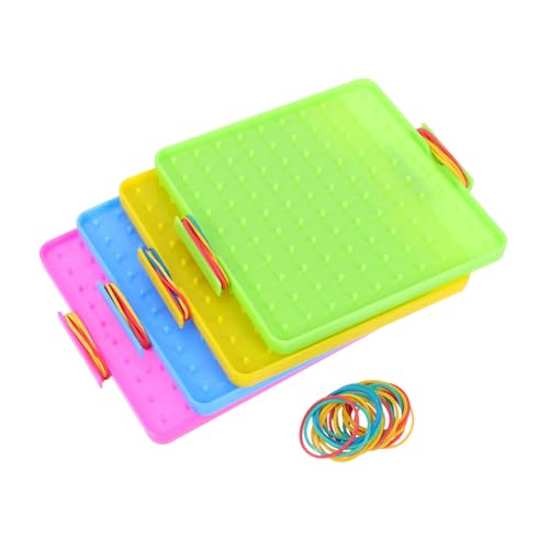 ADOCARN 4 Sets Mathematik Lehr Nagelbrett Mathematik Manipulativ Geo Brett Geometrische Formen Doppelseitige Gummibänder Lernwerkzeuge Für Geometrische Formen Montessori ADOCARN 4 Sets Mathematik Lehr Nagelbrett Mathematik Manipulativ Geo Brett Geometrische Formen Doppelseitige Gummibänder Lernwerkzeuge Für Geometrische Formen Montessori von ADOCARN