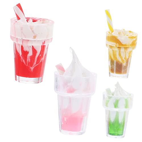 ADOCARN Ästhetisches Miniatur-Eiscreme- 4-teilig Miniatur-Requisite Für Puppenhaus Einfach Zusammenzubauen Zufällige Farbe ADOCARN Ästhetisches Miniatur-Eiscreme- 4-teilig Miniatur-Requisite Für Puppenhaus Einfach Zusammenzubauen Zufällige Farbe von ADOCARN