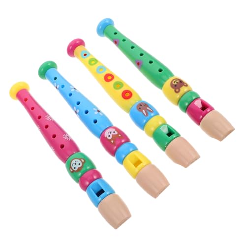 ADOCARN 4 Stück Klarinette für Flöteninstrument Flöte für Kinderrekorder Klarinette Klarinettenblatt Klarinette Holzblassinstrument chinesische Flöte Plastik von ADOCARN