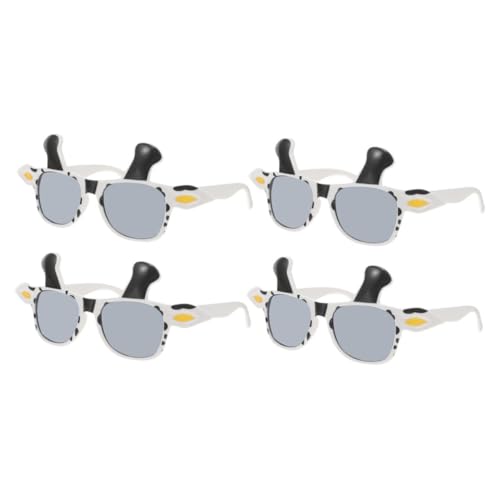ADOCARN 4 Stück Lustige Kuhbrillen Karnevalsbrille Cartoon Tierdesign Leichte Party Sonnenbrillen für Erwachsene Witzige Neujahrsfoto Requisiten Vielseitig für Bälle Hochzeiten ADOCARN 4 Stück Lustige Kuhbrillen Karnevalsbrille Cartoon Tierdesign Leichte Party Sonnenbrillen für Erwachsene Witzige Neujahrsfoto Requisiten Vielseitig für Bälle Hochzeiten von ADOCARN