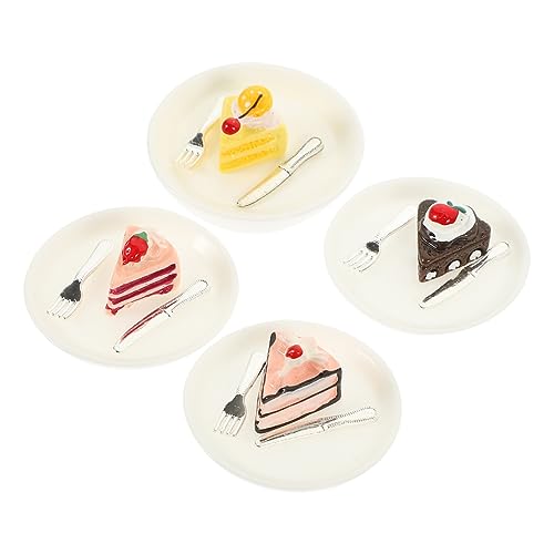 ADOCARN 4 Stück Miniaturkuchenmodell Food-Requisiten- Mini -Hausdekorationen Mini-Haus-Küchenzubehör Mini-Dessertkuchen- Mini-Kuchenverzierung Mini-Dessert-Modell Harz ADOCARN 4 Stück Miniaturkuchenmodell Food-Requisiten- Mini -Hausdekorationen Mini-Haus-Küchenzubehör Mini-Dessertkuchen- Mini-Kuchenverzierung Mini-Dessert-Modell Harz von ADOCARN