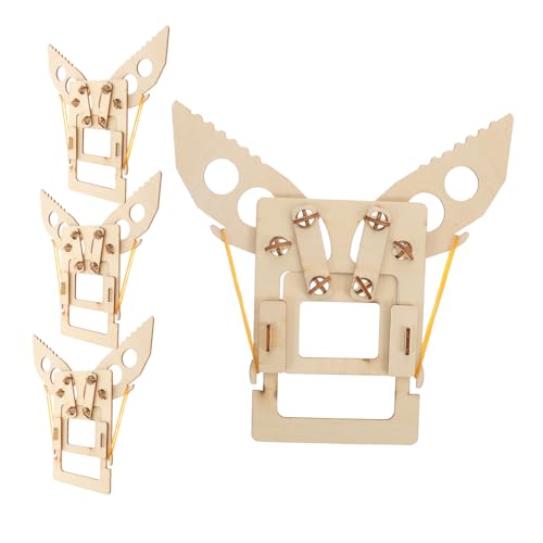 ADOCARN 4 Stück Roboterhandspielzeug Bastelspielzeug 3D-Puzzles Aus Holz Wissenschaftsprojekte Für Pädagogisches Mechanische 3D-Puzzles Stielhandwerk Für Khaki Holz ADOCARN 4 Stück Roboterhandspielzeug Bastelspielzeug 3D-Puzzles Aus Holz Wissenschaftsprojekte Für Pädagogisches Mechanische 3D-Puzzles Stielhandwerk Für Khaki Holz von ADOCARN