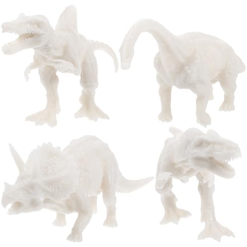 ADOCARN Sichere PVC-dinosauriermodelle 4 Stück Dinosaurierspielzeug Für Jungen Und Mädchen Kreative Dekoration Kunstaktivität von ADOCARN
