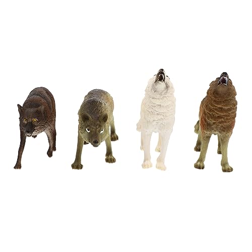 ADOCARN 4stücke Teiliges Realistische Modelle Educational Toys Für Robuste Kunststofffiguren Für Kreatives Spielen Und Lernen Über Wilde Tiere Für Klassenzimmer Und Zuhause von ADOCARN