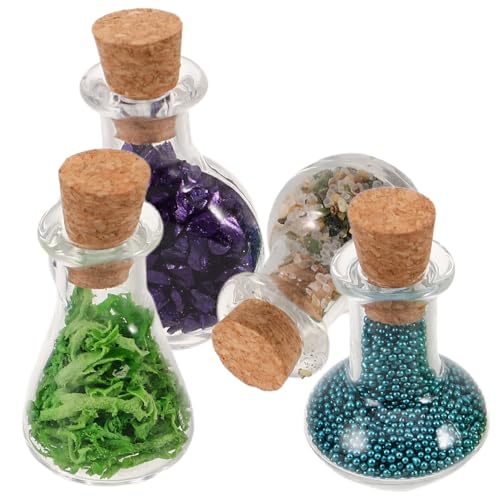 ADOCARN 4 Stück Simulierte Trankflasche Miniaturspielzeug Dollhouse Decor Rollenspielmodell Puppenhausflaschen Puppenhaus-küche Küchenspiel Vortäuschen Kleine Puppenhaus-Accessoires Glas ADOCARN 4 Stück Simulierte Trankflasche Miniaturspielzeug Dollhouse Decor Rollenspielmodell Puppenhausflaschen Puppenhaus-küche Küchenspiel Vortäuschen Kleine Puppenhaus-Accessoires Glas von ADOCARN