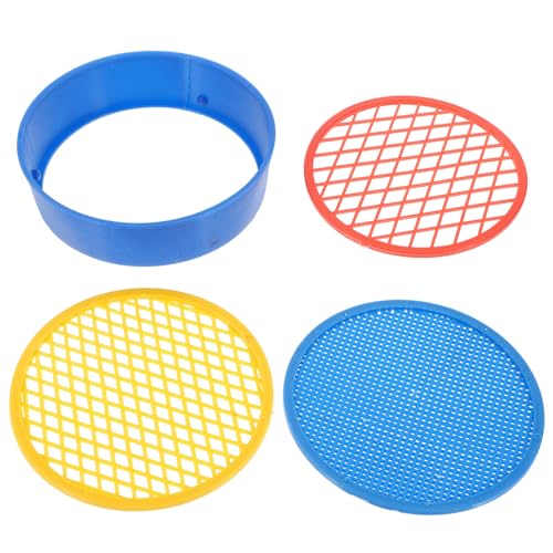 ADOCARN Strand-sandsieb-Spielzeug Für Jungen Und Mädchen Set Mit 4 Bunten Sieben Für Spaß Im Freien Zufällige Farbe ADOCARN Strand-sandsieb-Spielzeug Für Jungen Und Mädchen Set Mit 4 Bunten Sieben Für Spaß Im Freien Zufällige Farbe von ADOCARN