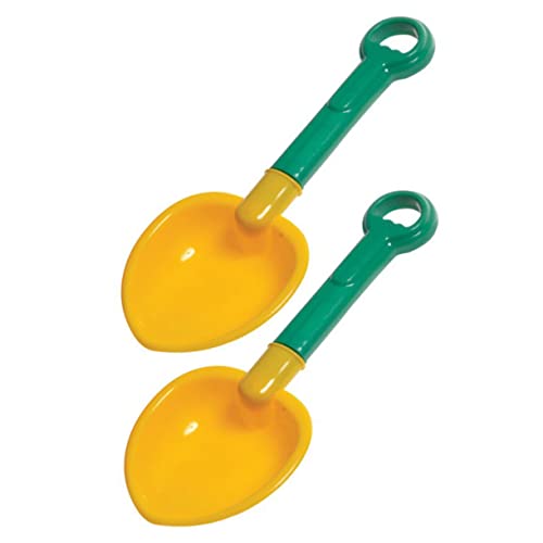 ADOCARN 4 Stück Teiliges PP Sandspielzeug für Leichte Schaufeln Bunten Farben Gelb Rot Grün Blau für Strand und Sandkasten Fördert Kreative Spielmöglichkeiten Zufällige Zufällige Farbe von ADOCARN
