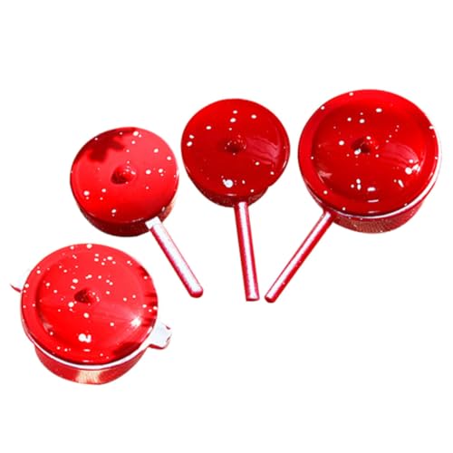 ADOCARN 4 Stück Topf für Puppenhaus Teiliges Küchenzubehör Realistische Kochutensilien für Kreative Rollenspiele für Gestaltung von Mini Küchen und Puppenhaus Dekoration ADOCARN 4 Stück Topf für Puppenhaus Teiliges Küchenzubehör Realistische Kochutensilien für Kreative Rollenspiele für Gestaltung von Mini Küchen und Puppenhaus Dekoration von ADOCARN