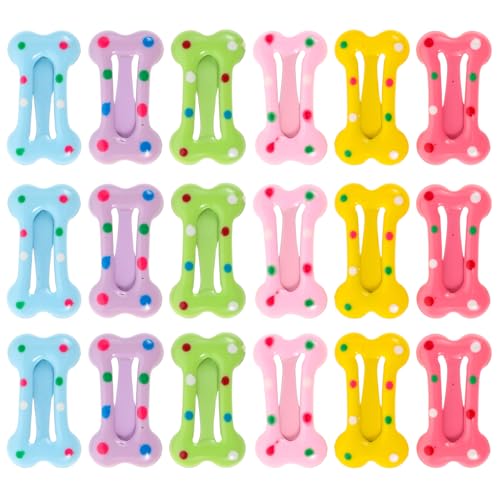 ADOCARN 40 Stück Bunte Mini-Haarspangen: Haarschmuck für Kinder – Kawaii-Knochen-Clips für Kleinkinder- und alltägliches Styling von ADOCARN