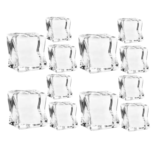 ADOCARN 40 Stück Simulierte Eiswürfeldekoration simulieren zerquetscht Jungtier Formen gefälscht Farbe Eiswürfel klare falsche Eiswürfel Fotografie -Requisite Acryl Transparent ADOCARN 40 Stück Simulierte Eiswürfeldekoration simulieren zerquetscht Jungtier Formen gefälscht Farbe Eiswürfel klare falsche Eiswürfel Fotografie -Requisite Acryl Transparent von ADOCARN