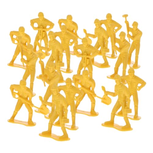 ADOCARN 45 Teilige Simulations Engineering Puppe, Mikro Landschaftsdekor, Arbeitermodelle, Mikro Landschaftsornament, Engineering Arbeiter, Kinderspielzeug, Modellbausatz, von ADOCARN