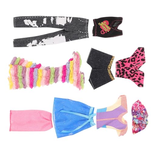 ADOCARN 5 Sätze Teiliges Puppenkleidungsset für Kleine Puppen Stilvolle Shorts Freizeitmode und Festliche Outfits für Kreative Spielmomente und Besondere Anlässe ADOCARN 5 Sätze Teiliges Puppenkleidungsset für Kleine Puppen Stilvolle Shorts Freizeitmode und Festliche Outfits für Kreative Spielmomente und Besondere Anlässe von ADOCARN