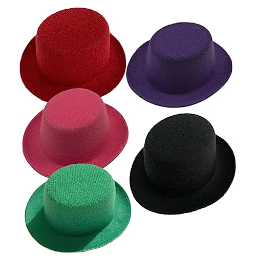 ADOCARN 5 Stück Hüte Dekorative Puppenhüte Mini Eva Hüte für Puppen Zubehör für DIY Projekte Partydekorationen und Festliche Anlässe ADOCARN 5 Stück Hüte Dekorative Puppenhüte Mini Eva Hüte für Puppen Zubehör für DIY Projekte Partydekorationen und Festliche Anlässe von ADOCARN
