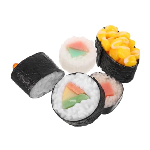 ADOCARN 5 Teiliges Sushi Modell Reis Requisiten Kombination Kühlschrankabdeckung Fortschrittlicher Griff Fotoquaste Reisball Requisiten Mehrzweckgriffe Reisball Modell Japanisches ADOCARN 5 Teiliges Sushi Modell Reis Requisiten Kombination Kühlschrankabdeckung Fortschrittlicher Griff Fotoquaste Reisball Requisiten Mehrzweckgriffe Reisball Modell Japanisches von ADOCARN