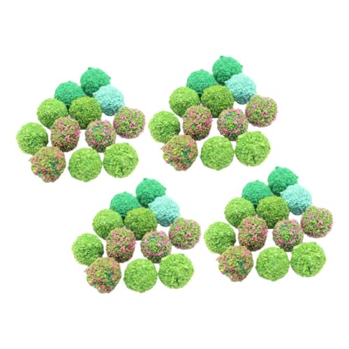 ADOCARN 50 Stück Kunstpflanzen Ornament, Miniatur Pflanzenkugel, Miniatur, Landschaftsornament, Künstliches Blumenmodell, Simuliertes Blumenkugel Ornament, Simuliertes Blumencluster ADOCARN 50 Stück Kunstpflanzen Ornament, Miniatur Pflanzenkugel, Miniatur, Landschaftsornament, Künstliches Blumenmodell, Simuliertes Blumenkugel Ornament, Simuliertes Blumencluster von ADOCARN