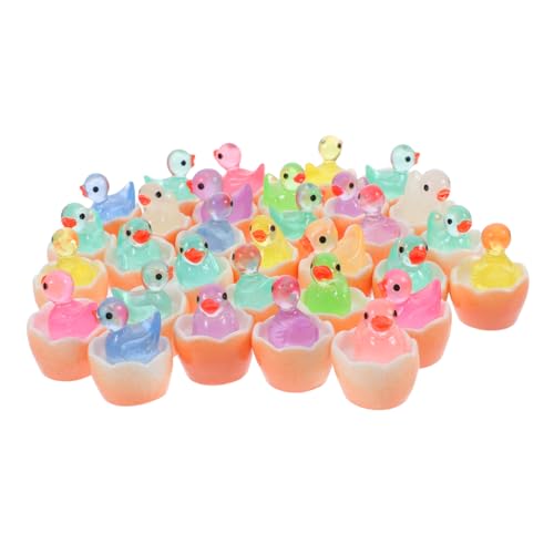 ADOCARN 50 Stück Mini Leuchtende Figuren Resin Miniaturen für Puppenhaus Dekoration Mikrolandschaften und Festliche Anlässe Feengärten und Kreative Outdoor Gestaltung von ADOCARN