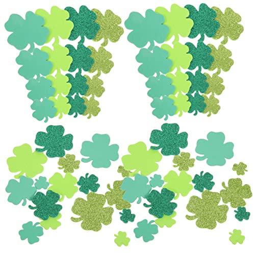 ADOCARN 500 Stück Vierblatt Aufkleber, Glitzernde Kleeblatt Aufkleber, Kleeblatt Aufkleber Zur Dekoration, Schaumstoff Kleeblatt Aufkleber, St. Patrick's Day Aufkleber, Selbstklebende ADOCARN 500 Stück Vierblatt Aufkleber, Glitzernde Kleeblatt Aufkleber, Kleeblatt Aufkleber Zur Dekoration, Schaumstoff Kleeblatt Aufkleber, St. Patrick's Day Aufkleber, Selbstklebende von ADOCARN
