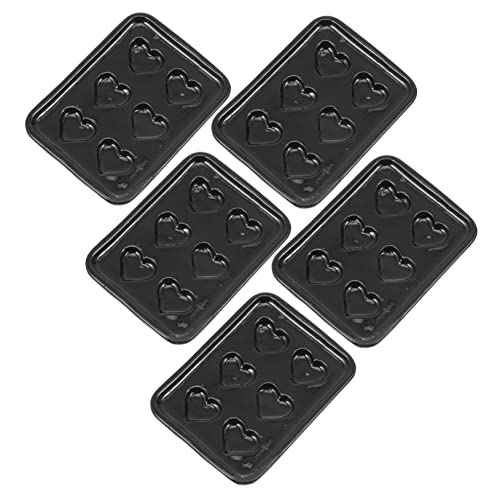 ADOCARN Puppenhaus Miniatur Harz Backblech Spielzeug Liebe Herz Form 5 Pcs Set Für Jungen Und Mädchen ADOCARN Puppenhaus Miniatur Harz Backblech Spielzeug Liebe Herz Form 5 Pcs Set Für Jungen Und Mädchen von ADOCARN