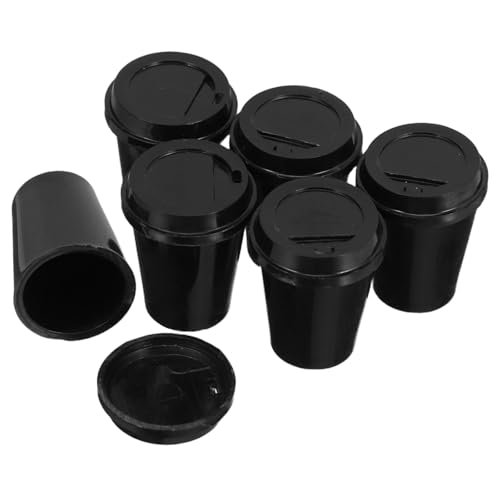 ADOCARN 6 Miniatur-Kaffeetassen für Puppenhäuser: Kleines Hauszubehör – Mini-Getränkebehälter für die Dekoration von Spielküchen von ADOCARN