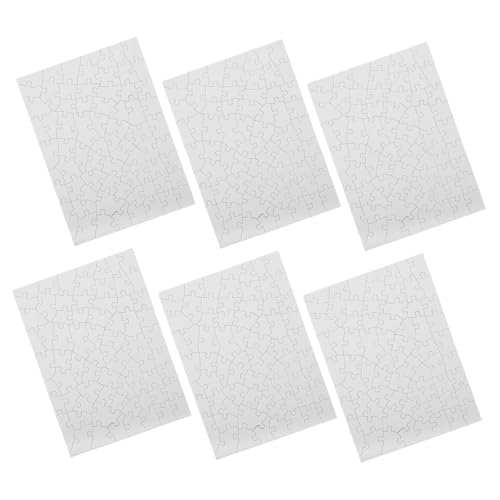 ADOCARN 6 Sätze Puzzle Sublimations-Puzzle-rohlinge Sublimation Supplies Produkte Für Sublimationsrohlinge Blanko-Puzzle Für Thermotransfer Kinderspielzeug DIY -rätsel Weiß Hölzern ADOCARN 6 Sätze Puzzle Sublimations-Puzzle-rohlinge Sublimation Supplies Produkte Für Sublimationsrohlinge Blanko-Puzzle Für Thermotransfer Kinderspielzeug DIY -rätsel Weiß Hölzern von ADOCARN