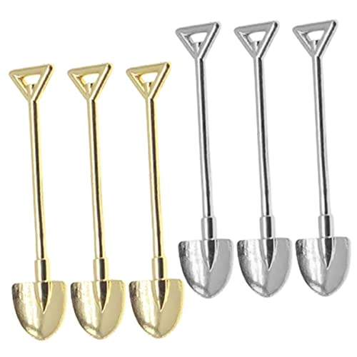 ADOCARN 6 Stück Dekorative Schaufeln, Spielzeug, Garten Miniwerkzeuge, Kinder Gartenwerkzeuge, Miniatur Gartenzubehör, Puppenhaus Gartenwerkzeug, Miniaturwerkzeuge, Mini Hausdekorationen, ADOCARN 6 Stück Dekorative Schaufeln, Spielzeug, Garten Miniwerkzeuge, Kinder Gartenwerkzeuge, Miniatur Gartenzubehör, Puppenhaus Gartenwerkzeug, Miniaturwerkzeuge, Mini Hausdekorationen, von ADOCARN
