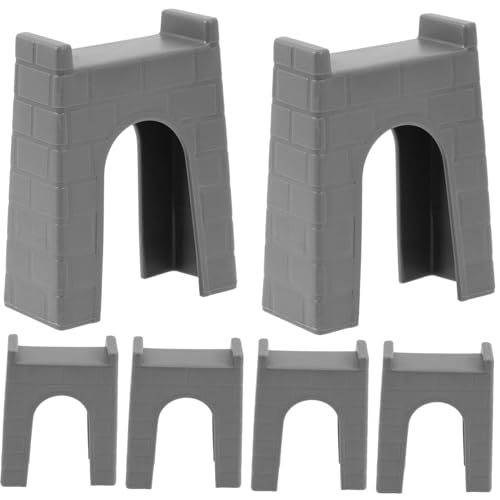 ADOCARN 6 Stück Eisenbahnblöcke, Spielzeug Brückenpfeiler, Gleise, Spielzeugeisenbahn, Brückenstützen, Hohe Zugbrücken, Spielzeugeisenbahn Steigleitungen, Zugzubehör, Eisenbahnzubehör, ADOCARN 6 Stück Eisenbahnblöcke, Spielzeug Brückenpfeiler, Gleise, Spielzeugeisenbahn, Brückenstützen, Hohe Zugbrücken, Spielzeugeisenbahn Steigleitungen, Zugzubehör, Eisenbahnzubehör, von ADOCARN