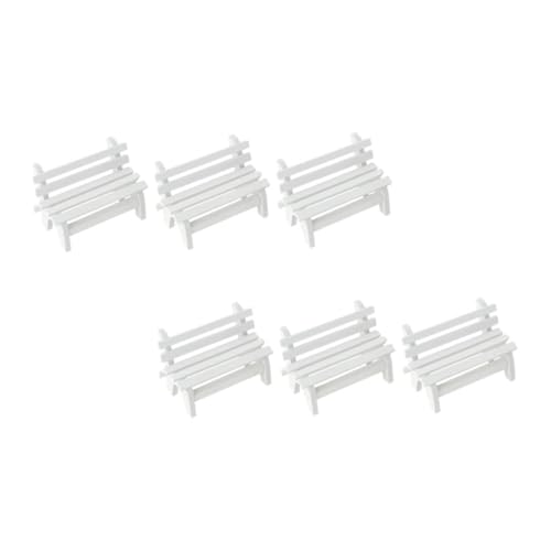 ADOCARN Puppenhaus Modell Mini Bank Handgefertigt Miniatur Stuhl Ornament für Hochzeit Party Home Decor ADOCARN Puppenhaus Modell Mini Bank Handgefertigt Miniatur Stuhl Ornament für Hochzeit Party Home Decor von ADOCARN