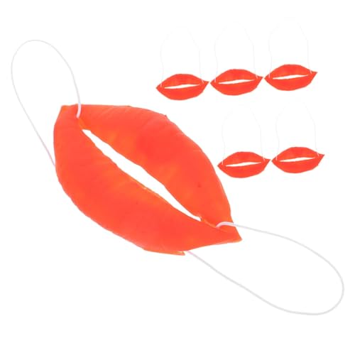 ADOCARN Kunststoff Wurst Mund Lippen Requisiten Pcs Lustige Cosplay Mund Aprilscherz Party Zubehör von ADOCARN