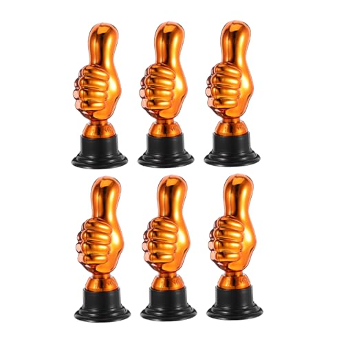 ADOCARN 6 Stück Mini Pokale Lustige Trophäen für Partys Sport und Spielabende Auszeichnung für Erwachsene Humorvolle Preise zur Belohnung von Teilnahme und Einsatz von ADOCARN