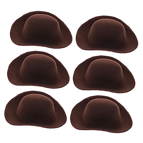 ADOCARN 6 Stück Mini Western Cowgirl Hut für Puppen Handwerk Flaschen Dekoration Hüte für Robust für Partys und Festliche Anlässe ADOCARN 6 Stück Mini Western Cowgirl Hut für Puppen Handwerk Flaschen Dekoration Hüte für Robust für Partys und Festliche Anlässe von ADOCARN