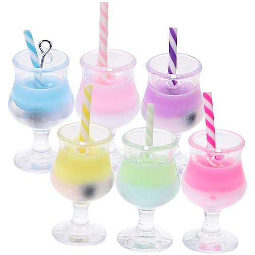 ADOCARN 6 Stück Miniaturisierte Getränkeschalen für Puppenhäuser Teiliges Bunten Farben Realistische Bubble Tea und Fotorequisiten für DIY Projekte ADOCARN 6 Stück Miniaturisierte Getränkeschalen für Puppenhäuser Teiliges Bunten Farben Realistische Bubble Tea und Fotorequisiten für DIY Projekte von ADOCARN