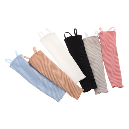 ADOCARN 6 Stück Puppen -Dressingrock Puppe verkleiden Sich Kostüm Puppenzubehör Babypuppen -Outfits Puppenkleidung Kleid puppenkleidung Outfits Zubehör für Puppenkostüme Stricken von ADOCARN