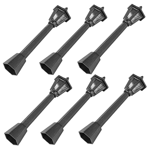 ADOCARN 6 Stück Straßenlaternen Modelle für Mikro Dekorative Simulation Licht für Schwarz DIY Accessoires für Fotografie und Dekoration ADOCARN 6 Stück Straßenlaternen Modelle für Mikro Dekorative Simulation Licht für Schwarz DIY Accessoires für Fotografie und Dekoration von ADOCARN