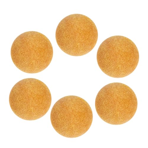 ADOCARN 6 Stück Tischfußballmatte, Tischfußballball, Tischfußball, Tischfußball, Tischfußball, Tischspiel, Tischfußballbälle, Mini Tischfußballspiele, Tischfußballspiel, Tischfußballball, von ADOCARN