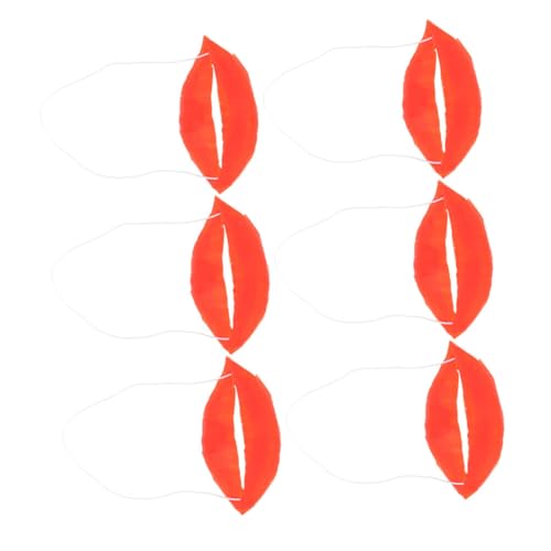 ADOCARN 6 Stücke Lustige Requisiten Rote Lippen Gesichts Cosplay Wurst Kunststoff Rot Lippen Wurst Decor Große Wurst Dekorative ADOCARN 6 Stücke Lustige Requisiten Rote Lippen Gesichts Cosplay Wurst Kunststoff Rot Lippen Wurst Decor Große Wurst Dekorative von ADOCARN
