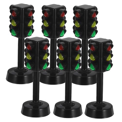 ADOCARN 6 Teiliges Ampelspielzeug Straßenlaternenspielzeug Landschaftsdekoration Ampelspielzeug Für Zebrastreifen Signallicht Ampel Für Das Klassenzimmer Ampel Verkehrsspielzeug ADOCARN 6 Teiliges Ampelspielzeug Straßenlaternenspielzeug Landschaftsdekoration Ampelspielzeug Für Zebrastreifen Signallicht Ampel Für Das Klassenzimmer Ampel Verkehrsspielzeug von ADOCARN