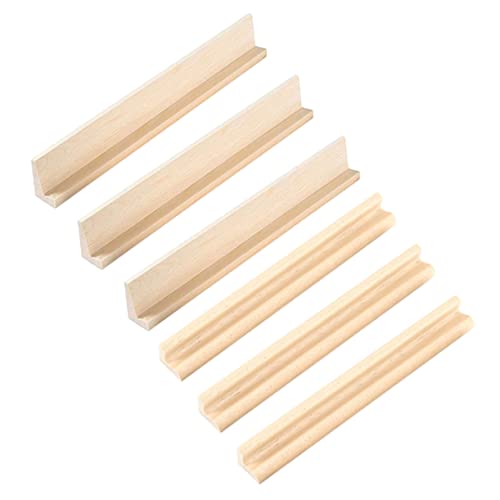 ADOCARN 6Stücke Teiliges Holz Domino Wiederverwendbare Domino Halter für DIY Projekte für Alphabet Spiele und Kreative Bastelarbeiten Langlebig Glatten Kanten ADOCARN 6Stücke Teiliges Holz Domino Wiederverwendbare Domino Halter für DIY Projekte für Alphabet Spiele und Kreative Bastelarbeiten Langlebig Glatten Kanten von ADOCARN