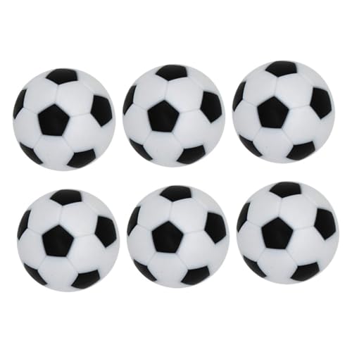 ADOCARN 6Stücke Tischfußballbälle Mini Kickerbälle für Tischfußballspiel Strapazierfähig und Passend für Spieltische zum Ersetzen Abgenutzter Bälle von ADOCARN