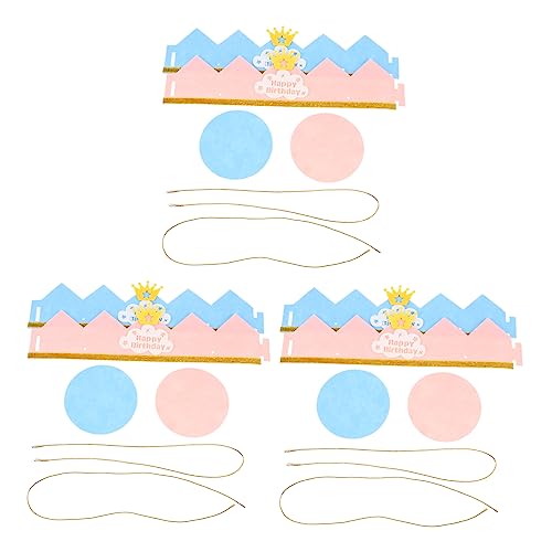 ADOCARN Geburtstags-accessoires-set 6-teilig Entzückende Baby-mädchen-jungen-hüte Partyhüte Kinder-party-dekorationen Für Feiern ADOCARN Geburtstags-accessoires-set 6-teilig Entzückende Baby-mädchen-jungen-hüte Partyhüte Kinder-party-dekorationen Für Feiern von ADOCARN