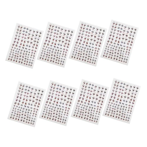 ADOCARN 8 Bögen Puppenaugen Aufkleber Wasseraugen Aufkleber Für Die Puppenherstellung Augen Aufkleber Zum Basteln Lustige Selbstklebende Aufkleber Sticker Basteln Bastelbedarf ADOCARN 8 Bögen Puppenaugen Aufkleber Wasseraugen Aufkleber Für Die Puppenherstellung Augen Aufkleber Zum Basteln Lustige Selbstklebende Aufkleber Sticker Basteln Bastelbedarf von ADOCARN