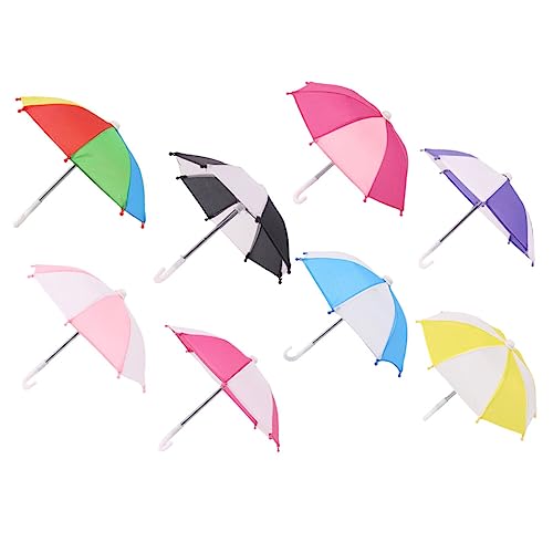 ADOCARN Miniatur Regenschirm Für Puppen Verschleißfester 8 Stück Zarter Tisch Dekor Bunte Farben Puppenzubehör Für Fotografie Und Bastelarbeiten ADOCARN Miniatur Regenschirm Für Puppen Verschleißfester 8 Stück Zarter Tisch Dekor Bunte Farben Puppenzubehör Für Fotografie Und Bastelarbeiten von ADOCARN
