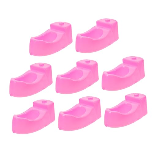 ADOCARN 8 Stück Mini Toiletten Teiliges aus Robustem Kunststoff für Puppenhäuser Interaktive Miniaturmöbel für Kreatives und Dekoration ADOCARN 8 Stück Mini Toiletten Teiliges aus Robustem Kunststoff für Puppenhäuser Interaktive Miniaturmöbel für Kreatives und Dekoration von ADOCARN