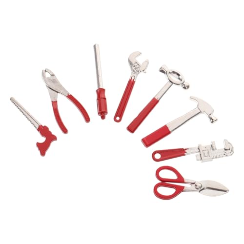 ADOCARN 8 Stück Teiliges Puppenhaus Miniaturwerkzeugset Mini Hammer und Schlüssel für DIY Puppenhaus Szenen Requisiten für Fotografie und Kreatives ADOCARN 8 Stück Teiliges Puppenhaus Miniaturwerkzeugset Mini Hammer und Schlüssel für DIY Puppenhaus Szenen Requisiten für Fotografie und Kreatives von ADOCARN