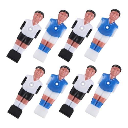 ADOCARN 8 Stück Tischfußballpuppe, Tischfußball Ersatzteile, Tischfußball Ersatzspieler, Tischfußballfiguren, Tischfußballtisch Teile, Tischfußballspieler, Tischfußballmann Ersatz von ADOCARN