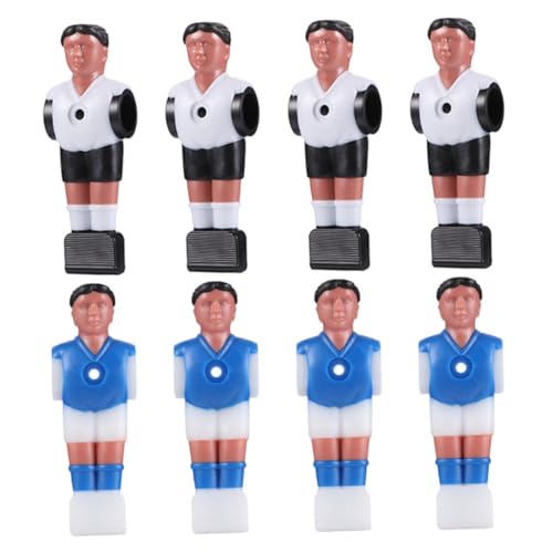 ADOCARN 8st Tischfußballpuppe Puppenfußball Ersatz Fußball Puppenteile Teile Für Fußballtische Fußball Tischfußball Spielkonsole Fußball Kickertisch Teile Tauschen Kickerfiguren Harz von ADOCARN