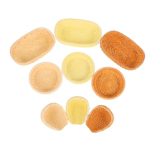 ADOCARN 9 Teiliges Rattankorb Dekorationsset Puppenhaus Lebensmittel Kleine Körbe Korb Für Weidenkörbe Spielzeugkorbgriffe Seegraskorb Gewebter Weidenkorb Rattan Obst Und ADOCARN 9 Teiliges Rattankorb Dekorationsset Puppenhaus Lebensmittel Kleine Körbe Korb Für Weidenkörbe Spielzeugkorbgriffe Seegraskorb Gewebter Weidenkorb Rattan Obst Und von ADOCARN