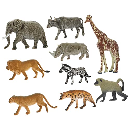 ADOCARN 9st Afrikanische Tiermodelle Tierornament Dekorative Giraffenstatue Kleines Tierhandwerk Wohnkultur Löwenfiguren Für Giraffenmodelle Elefanten-fotoornament Tierfigur Plastik ADOCARN 9st Afrikanische Tiermodelle Tierornament Dekorative Giraffenstatue Kleines Tierhandwerk Wohnkultur Löwenfiguren Für Giraffenmodelle Elefanten-fotoornament Tierfigur Plastik von ADOCARN