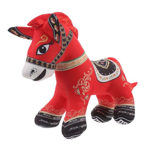 ADOCARN Chinesisches Tierkreiszeichen Pferd: Plüschpuppe des Pferdejahres 2026 – Chinesisches Tierkreiszeichen-Maskottchen, süßes Tierspielzeug, Segens-Souvenir für Auto, Zuhause, Sofa ADOCARN Chinesisches Tierkreiszeichen Pferd: Plüschpuppe des Pferdejahres 2026 – Chinesisches Tierkreiszeichen-Maskottchen, süßes Tierspielzeug, Segens-Souvenir für Auto, Zuhause, Sofa von ADOCARN